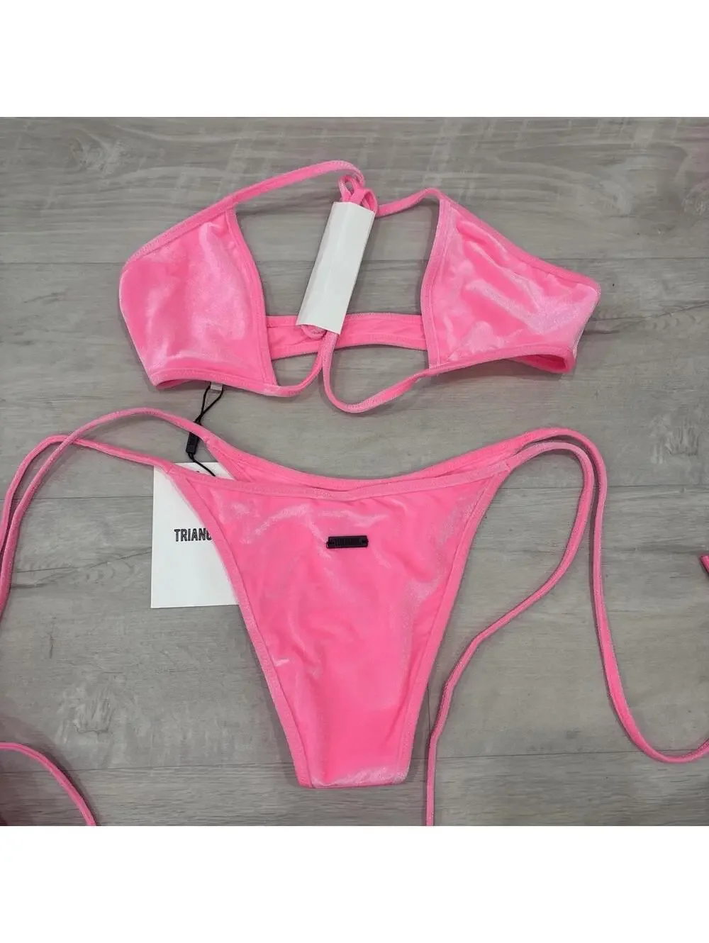 Triangl Women's Pink Bikinis-and-tankini-set